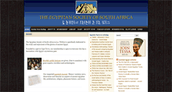 Desktop Screenshot of egyptiansociety.co.za