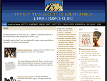 Tablet Screenshot of egyptiansociety.co.za